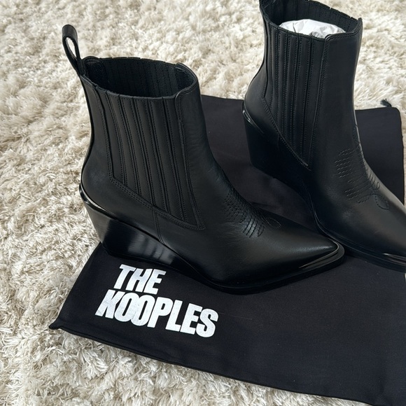 🌟NEW 🌟 The Kooples Black Women's Ankle Boots ✨ NEW✨ - Picture 4 of 8